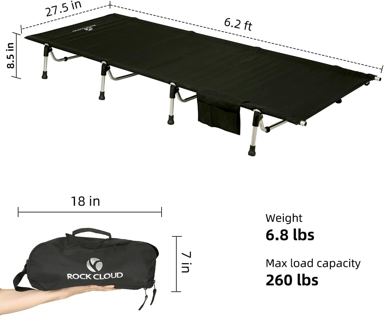 Ultralight Folding Camping Cot A80203