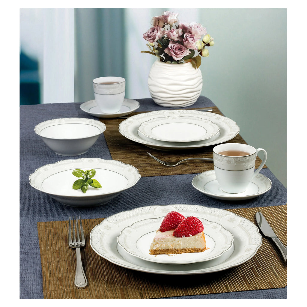 57 Piece Porcelain Dinnerware Set V252545