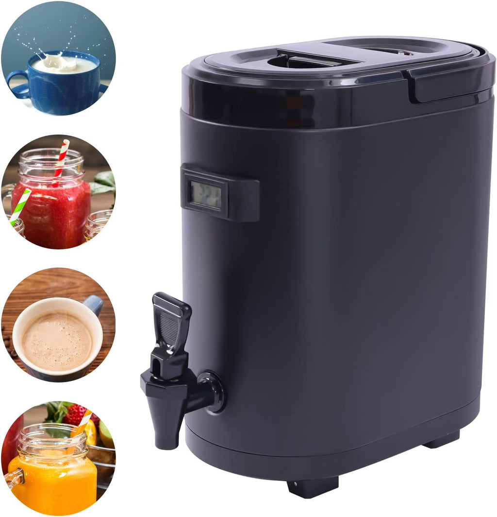 8L/2.11Gal Stainless Insulated Beverage Dispenser E7698