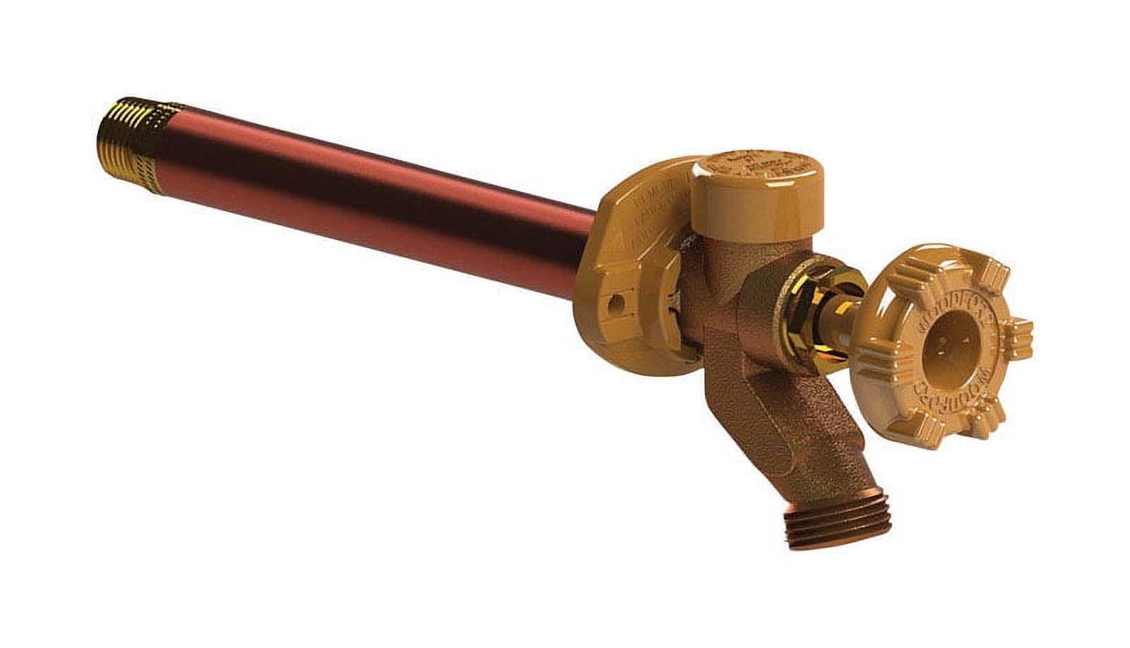 1/2 In. Mip Sweat Anti-Siphon Brass Freezeless Wall Faucet V4673