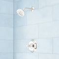 Polished Nickel Single Handle Shower Faucet Trim E427268