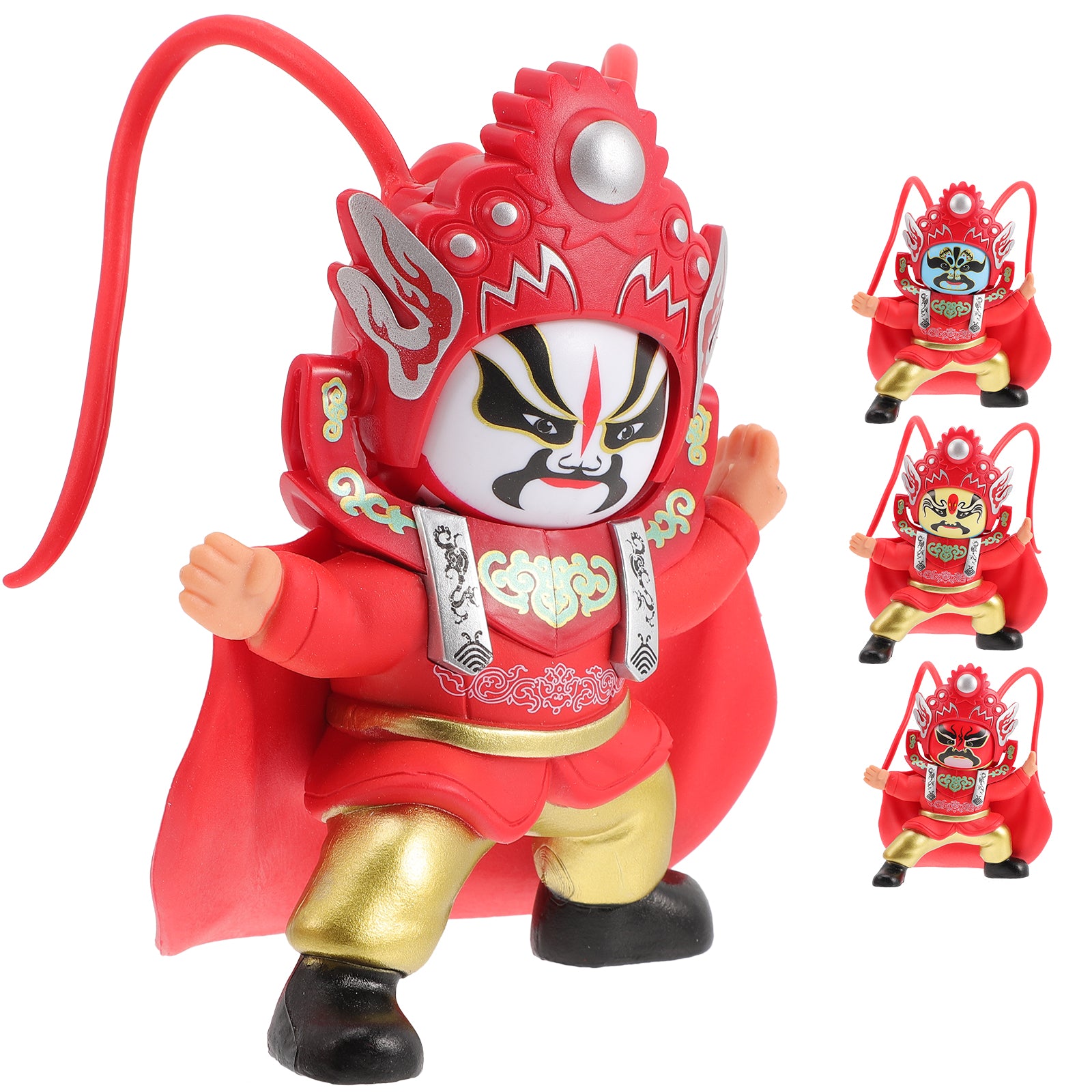 Chinese Ancient Sichuan Opera Face Changing Doll Ornament J566218