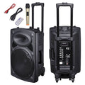 Portable Active PA Speaker with Bluetooth and Wireless Microphone H69432
