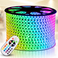 RGB LED Strip Light, Waterproof Multi Colors Dimmable SMD5050 LED Rope Light Y133