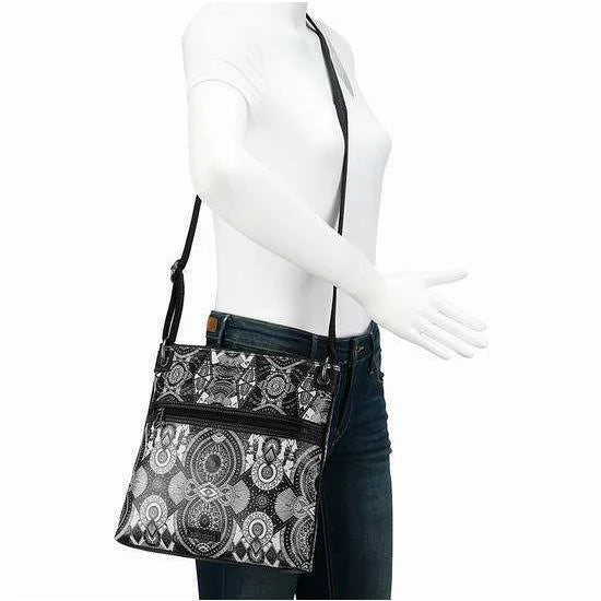 Flat Coated Canvas Crossbody N341