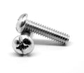 1/4x22-20 x 4x22 Coarse Thread Machine Screw Combo Round Head Low Carbon Steel Zinc Plated Pk 700 D413076