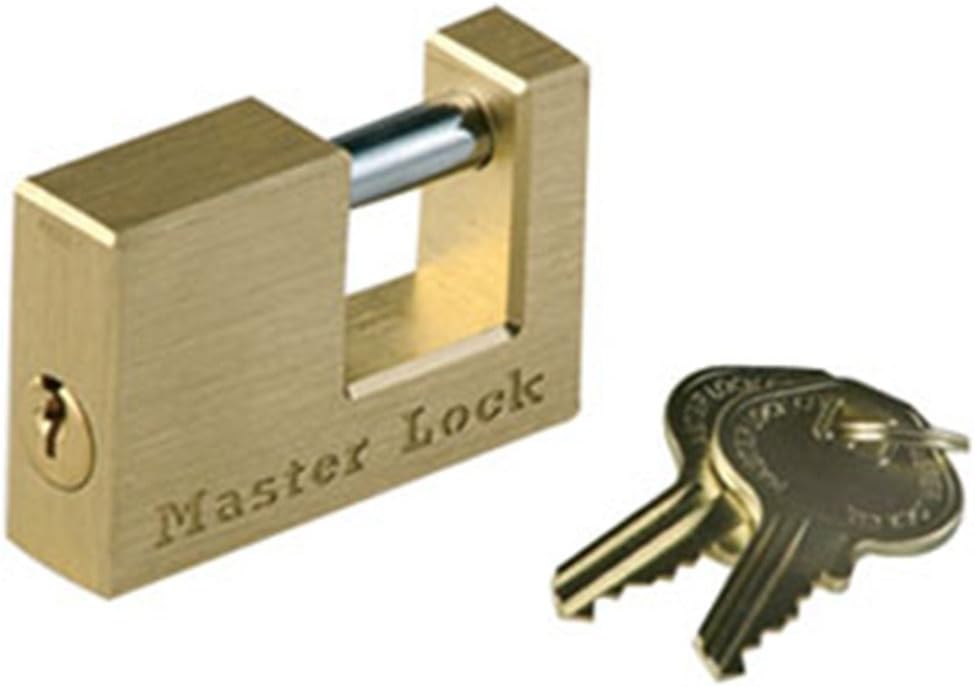 Solid Brass Coupler Lock & Black Trailer Hitch Lock Pack of 2 Z25717