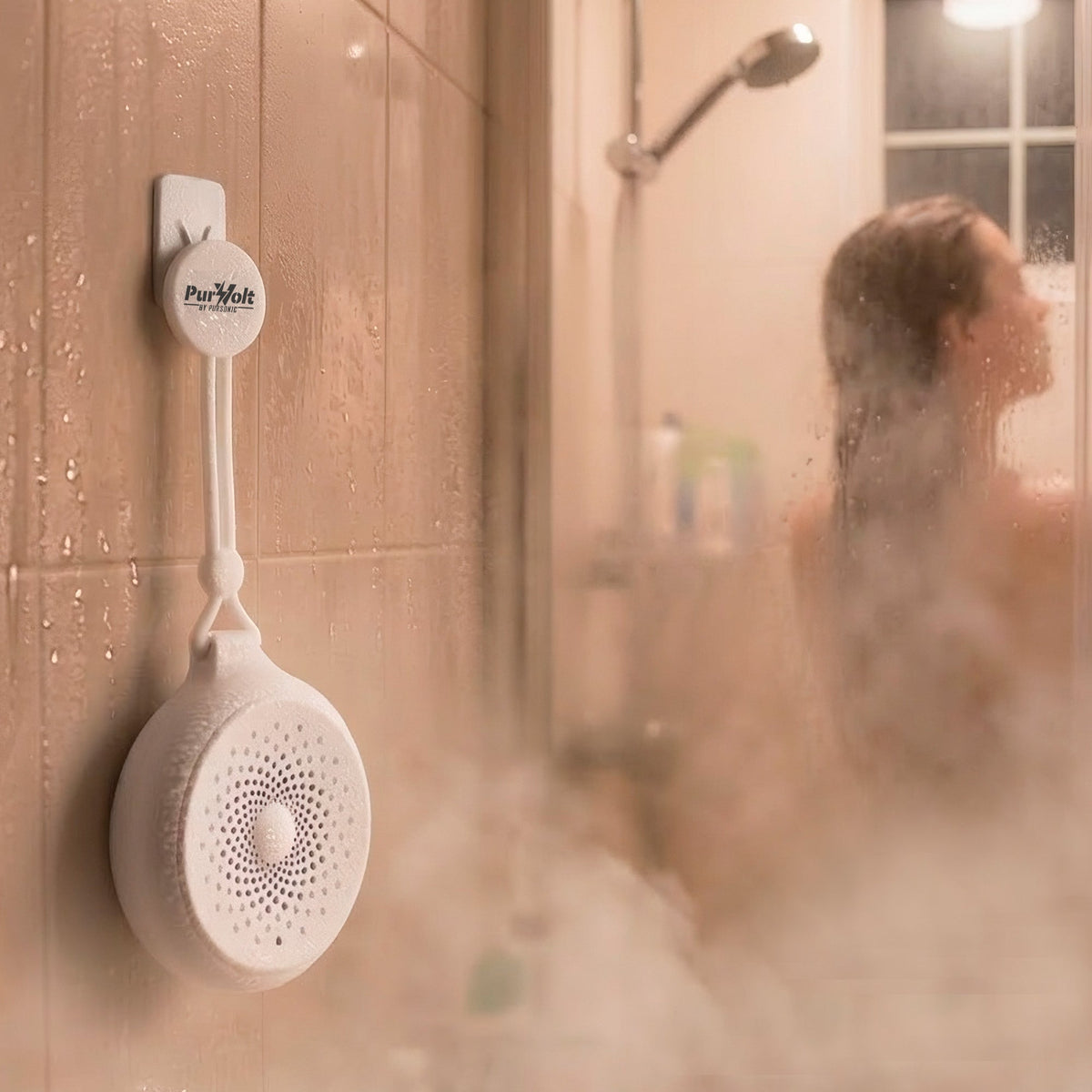 Waterproof Wireless Speaker – Portable Bluetooth Shower Speaker