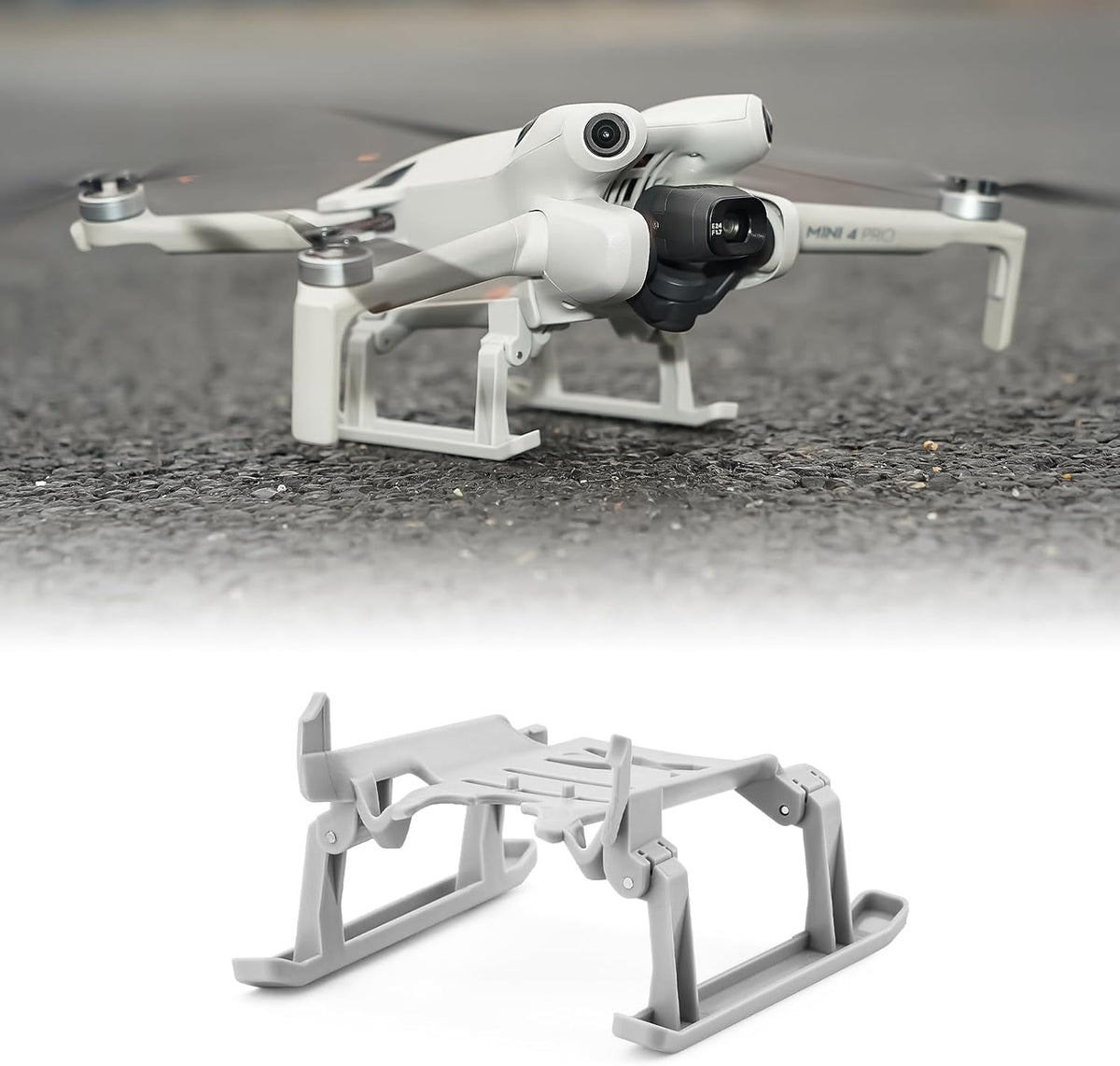 Foldable Extension Leg Stand Protector Kit for Mini 4 Pro Drone Z6992
