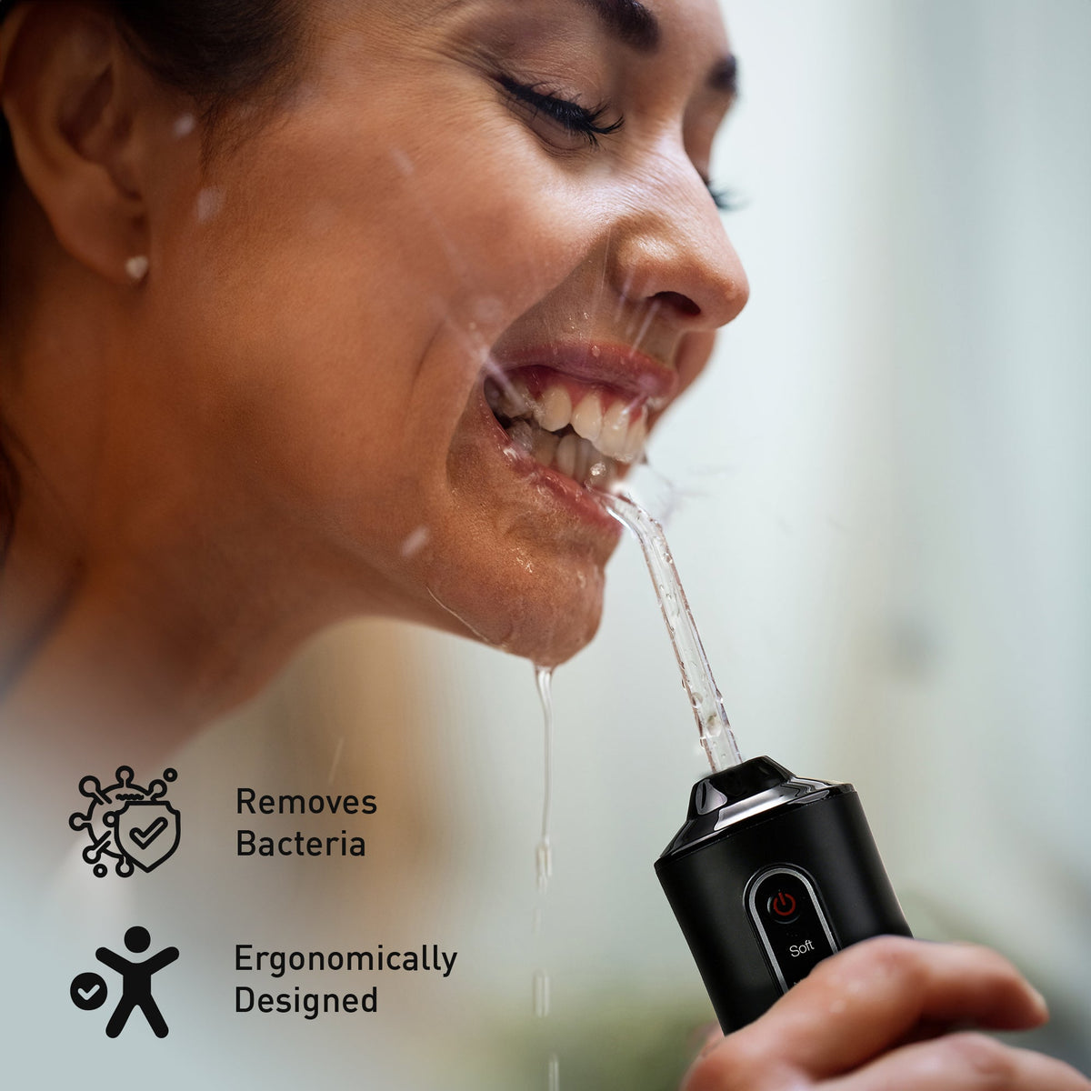 USB Rechargeable Electric Toothbrush & Water Flosser Bundle – Complete Oral Care Set