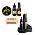 Grooming Essentials Bundle with 10-Piece Trimming Kit & 4-Piece Beard Care Set