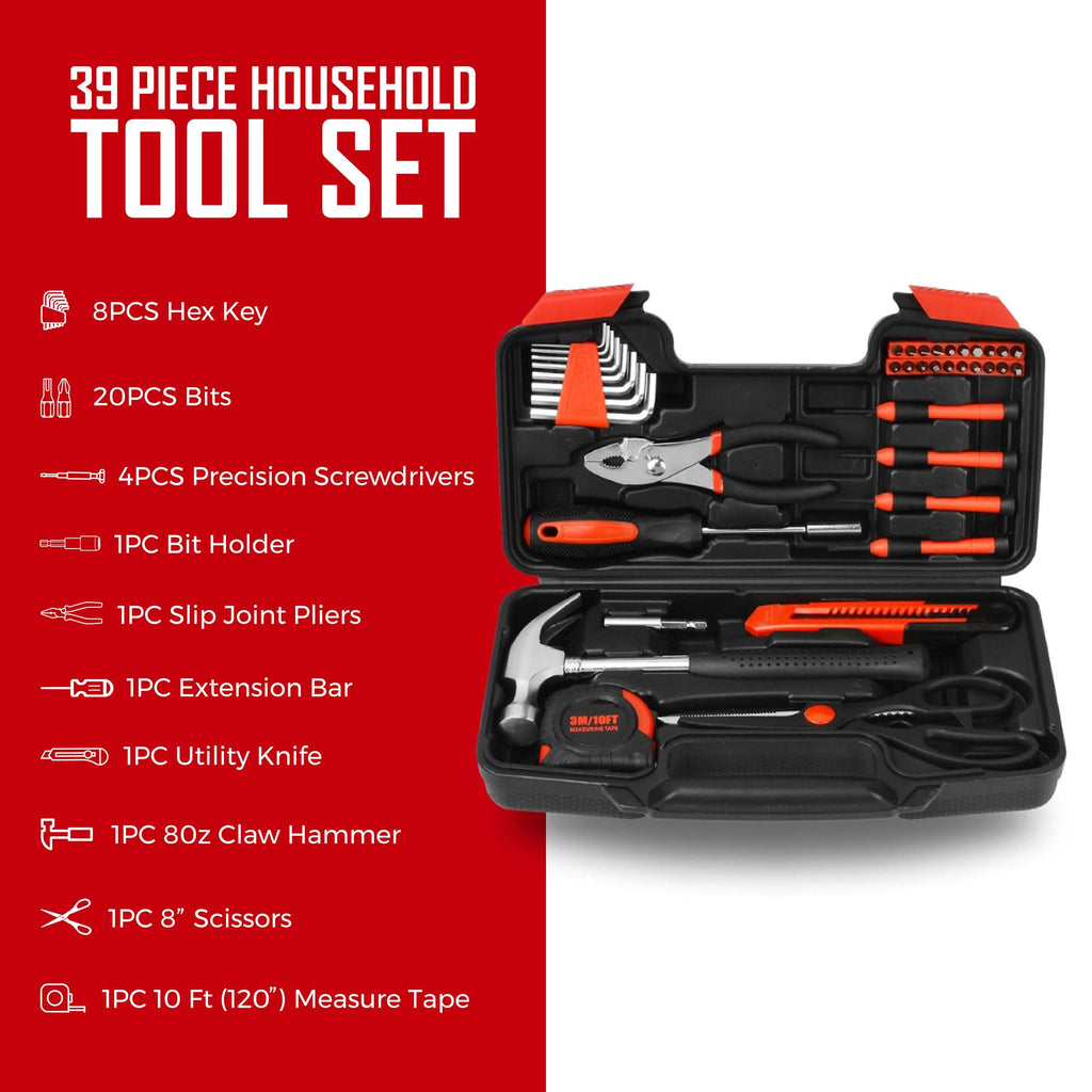 🔧 Pursonic 11-in-1 Multifunction Tool & Handy Solutions 39-Piece Household Tool Kit Bundle – The Ultimate DIY & Home Repair Set! 🏠✨