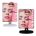 Him’s and Her’s Pursonic LED Lighted Vanity Makeup Mirror Bundle – Black & White Set with 5X Magnifying Mini Mirrors