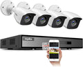 8CH 1080N Wired CCTV Camera System with 4 x 1080P Weatherproof Cameras M215809