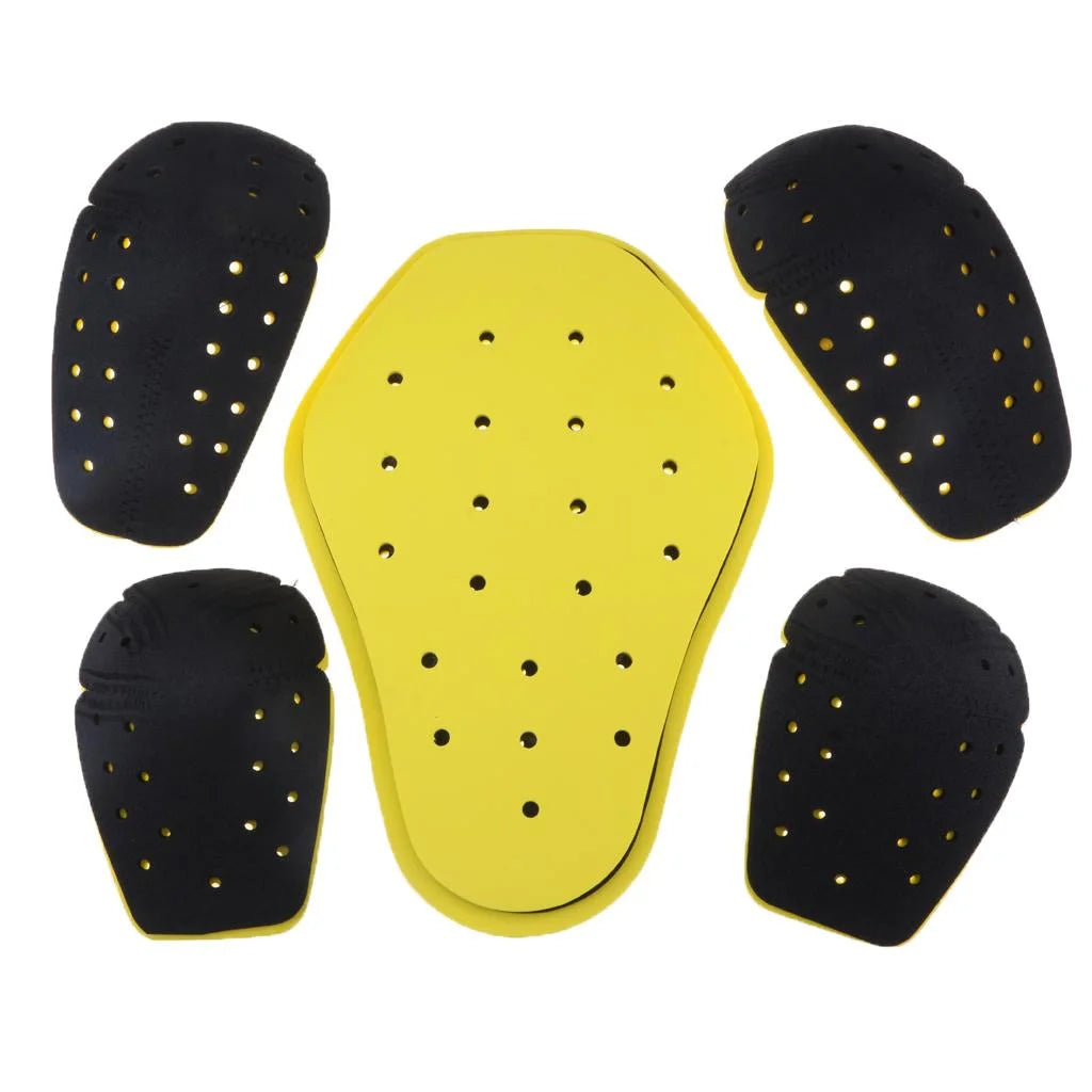 Yellow+Black Motorcycle Protective Gear Set C51727