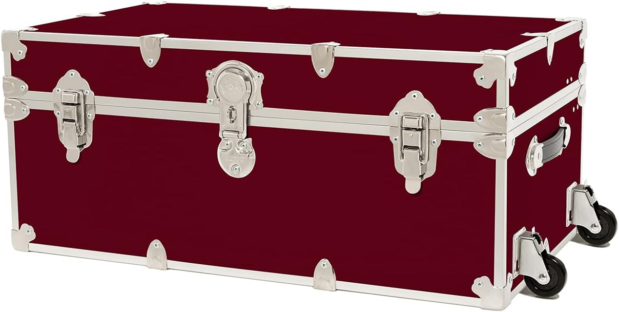 Large Armor Trunk with Removable Wheels 32x18x14 (Black) D598026