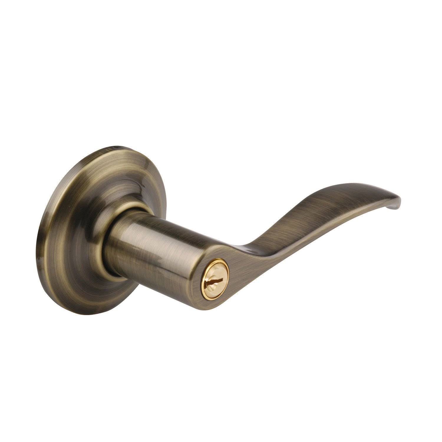 Entry Mechanical Satin Nickel Lever N2329