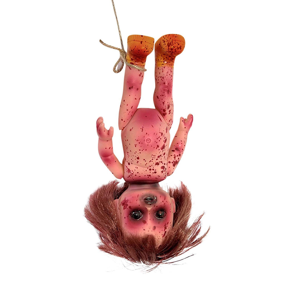 Halloween Hanging Rack Decoration Scary Dolls Hemp Rope H904486