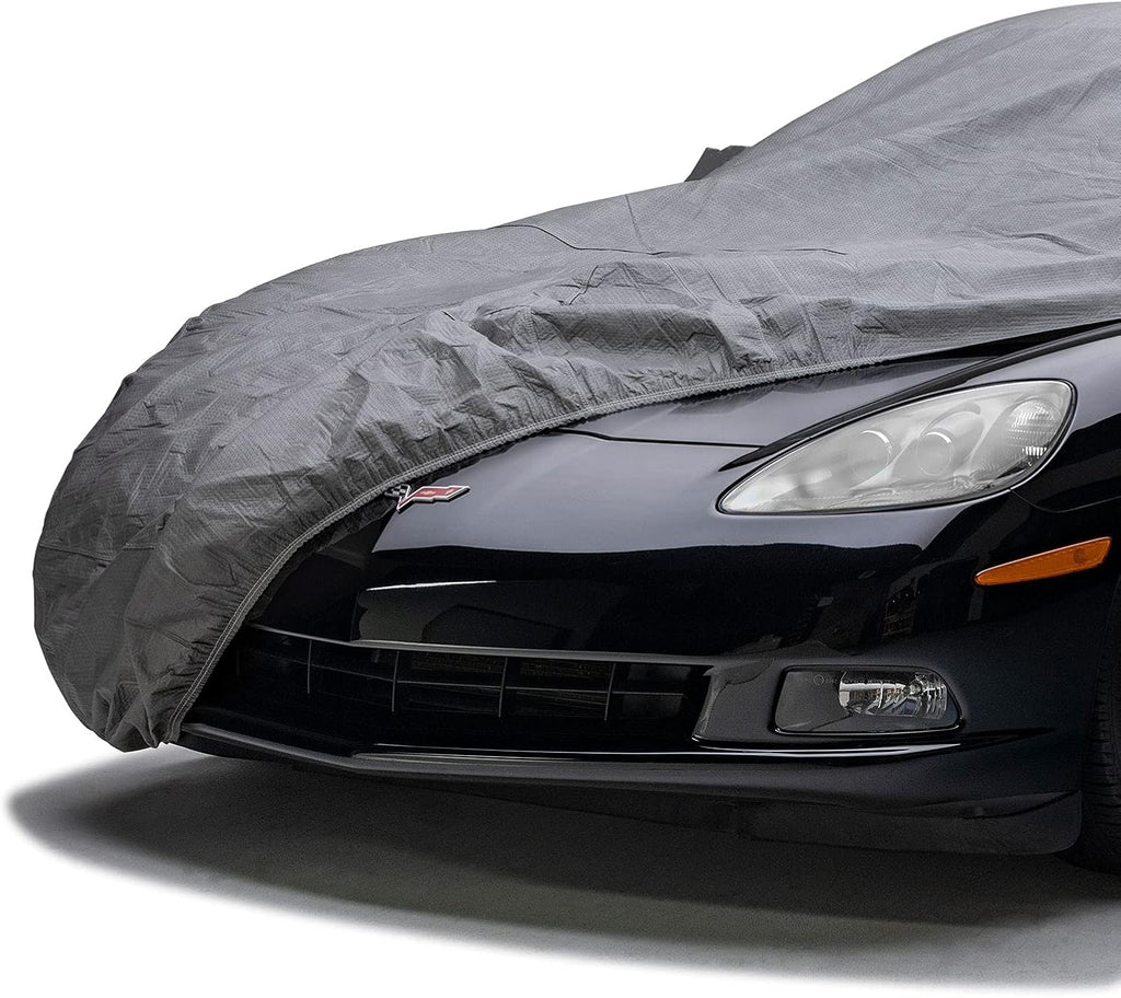 Custom 5-Layer Indoor Car Cover Gray Q7055