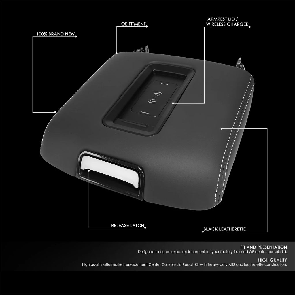 Center Console Lid Armrest Latch With Wireless Charger G313868
