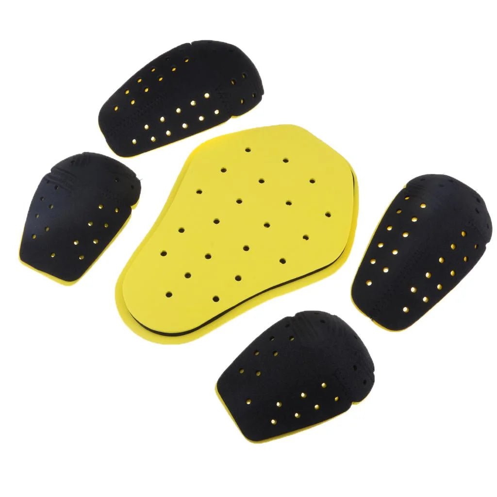 Yellow+Black Motorcycle Protective Gear Set C51727