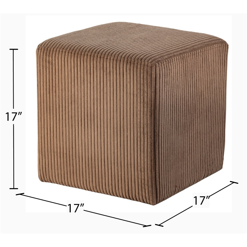 Brown Ottoman/Stool Z9747
