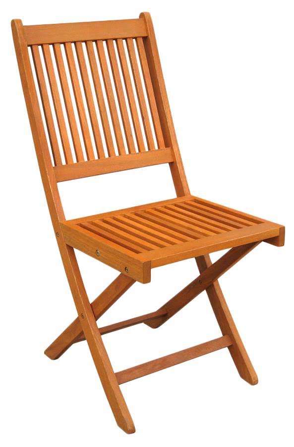 Balau Wood Folding Patio Chair - Set of 2 N116633