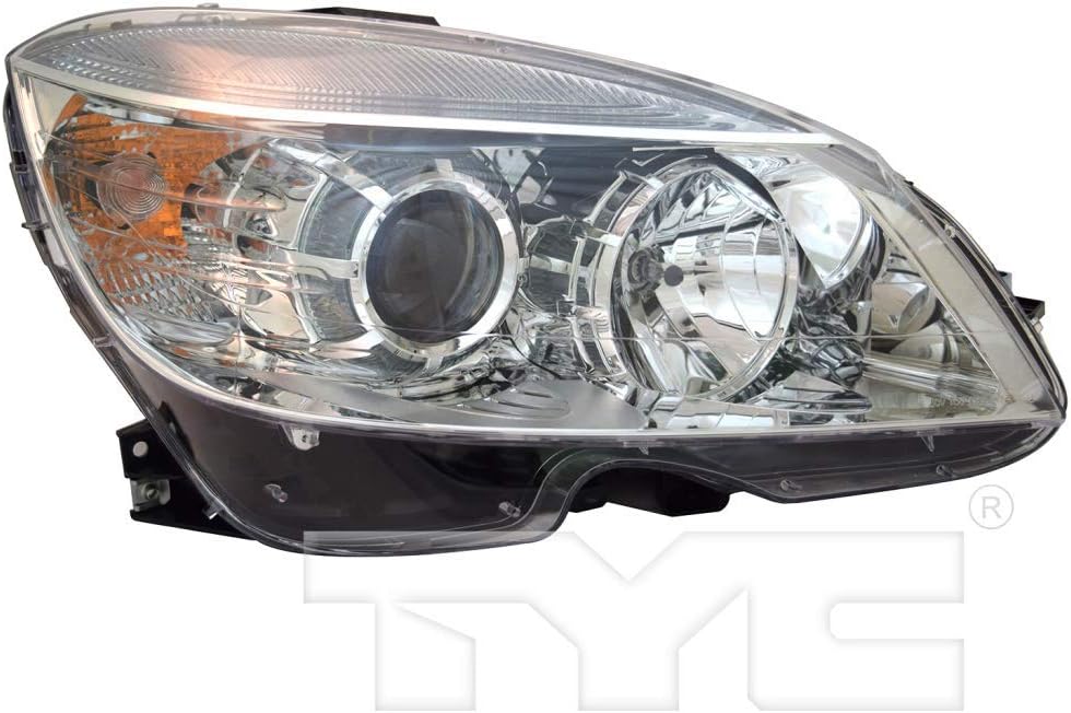 Headlight Assembly for Mercedes-Benz C350 2008 2011 Passenger Side X67374