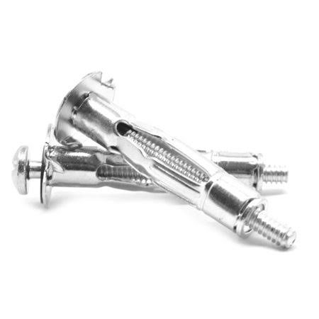 1/8 x 1 1/2 inch Hollow Wall Anchor Pan Head Zinc Plated Pk 100 P41860