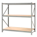 28 Boxes Record Storage Rack, Gray Y885461
