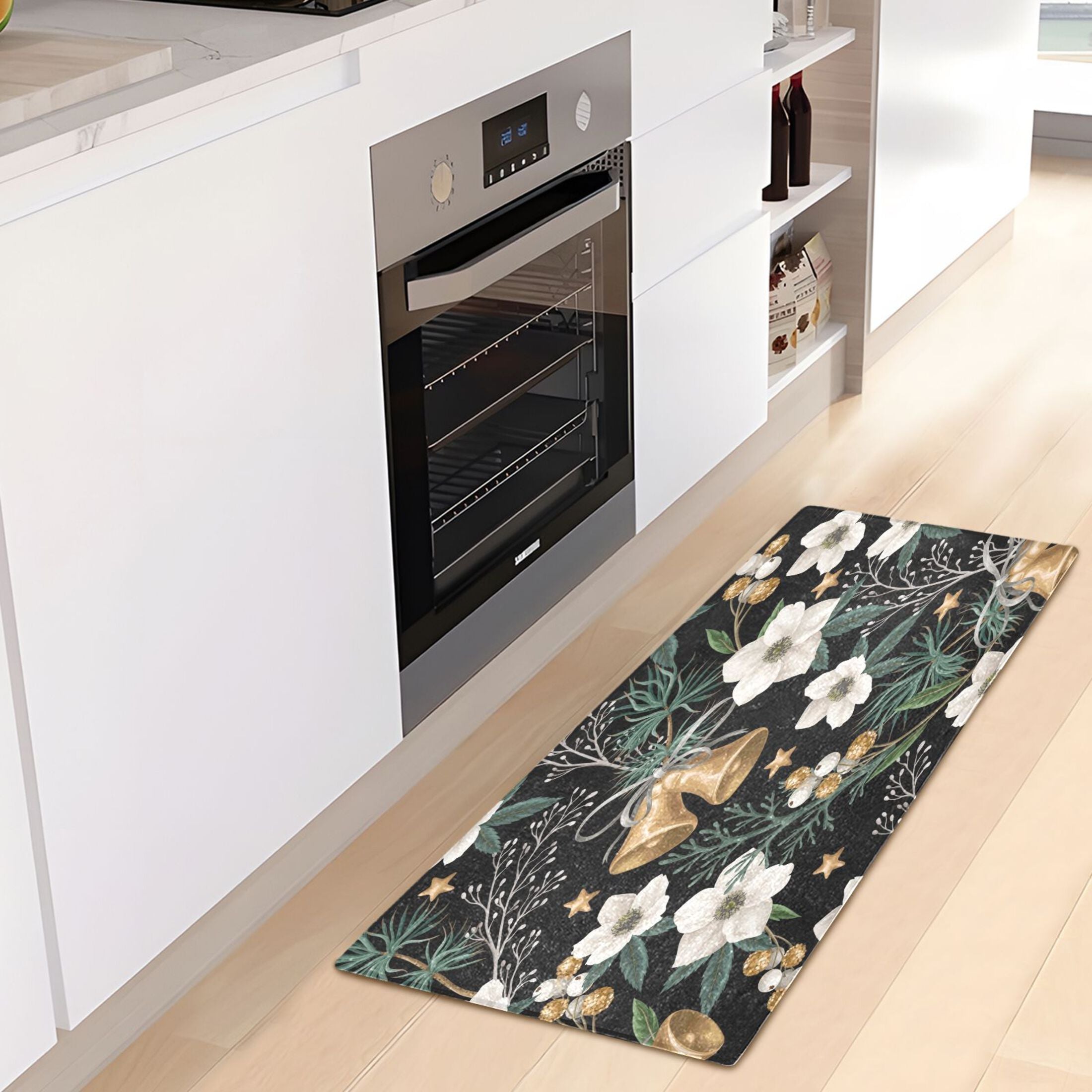 Non Slip Plush Shaggy Absorbent Bath Rug 39"x20" Z303983