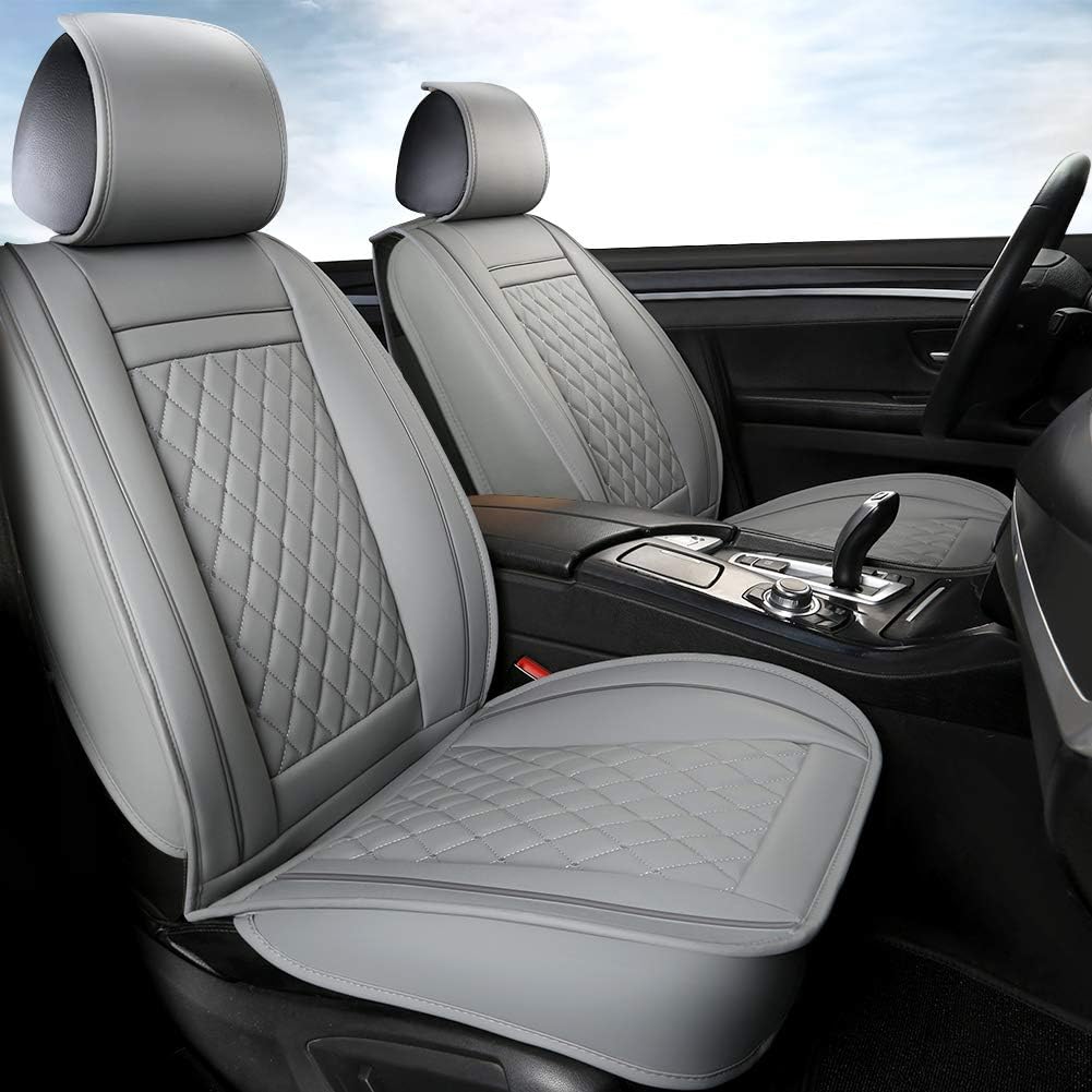 Beige Front Car Seat Covers D4611
