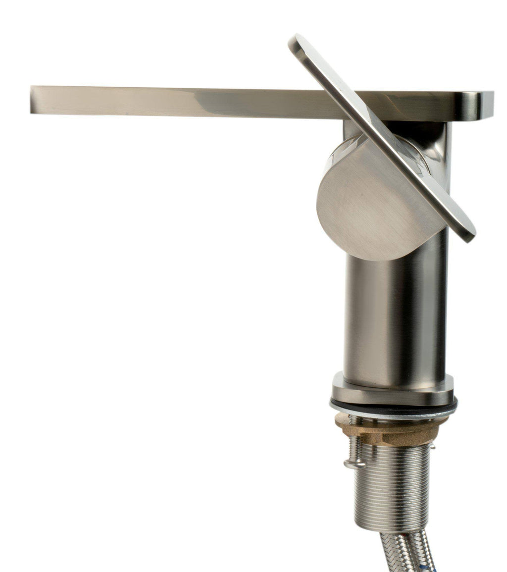 Brushed Nickel Single-Lever Bathroom Faucet V151472