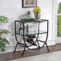 Silver Metal Bar Cart K51122