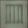 Poplar Standard Bookcase European Light Blue 3 Shelf L65542
