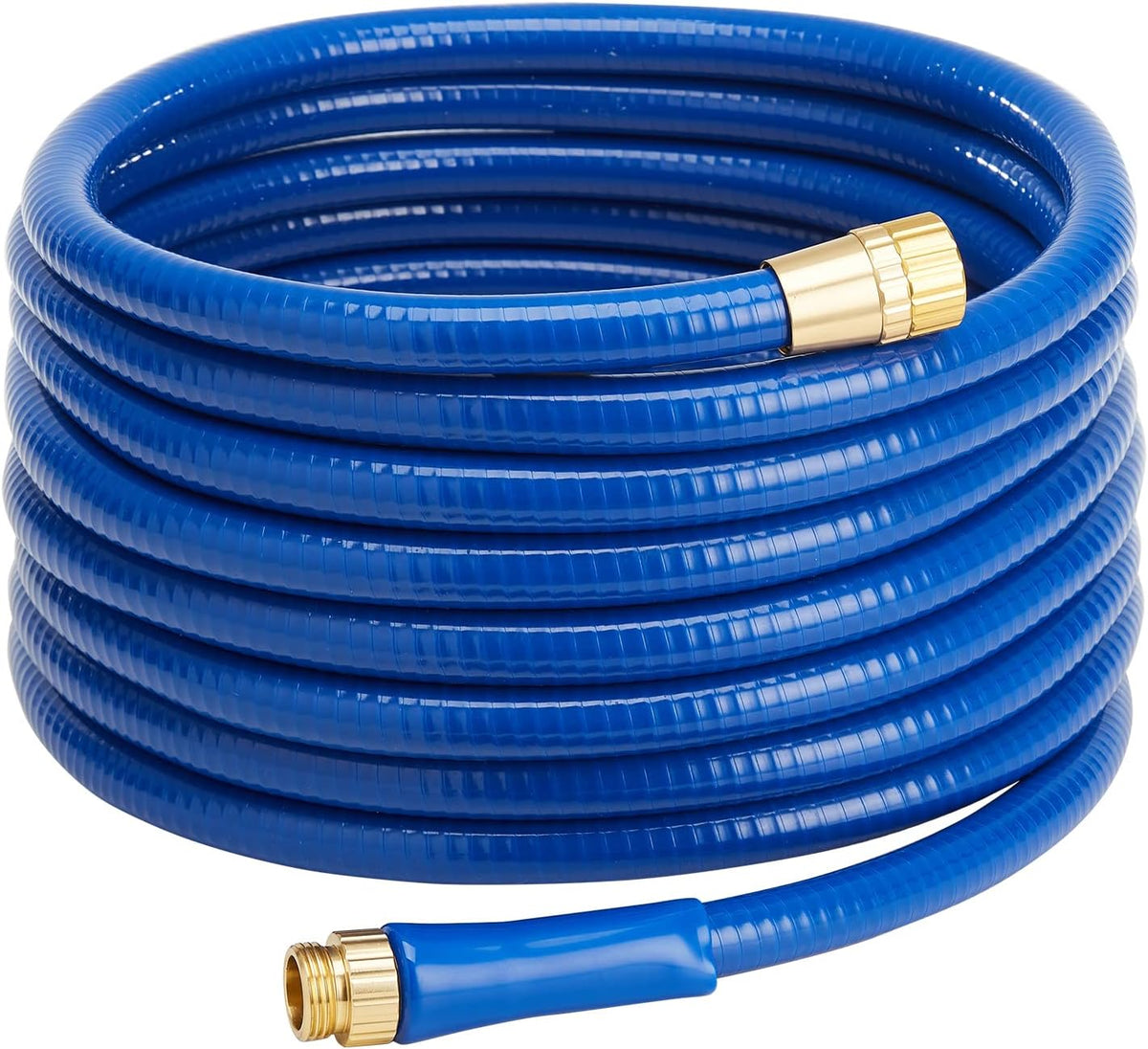 Reinforced Garden Hose 5/8 in. x 50 ft with Brass Fittings Pack of 2 C5337