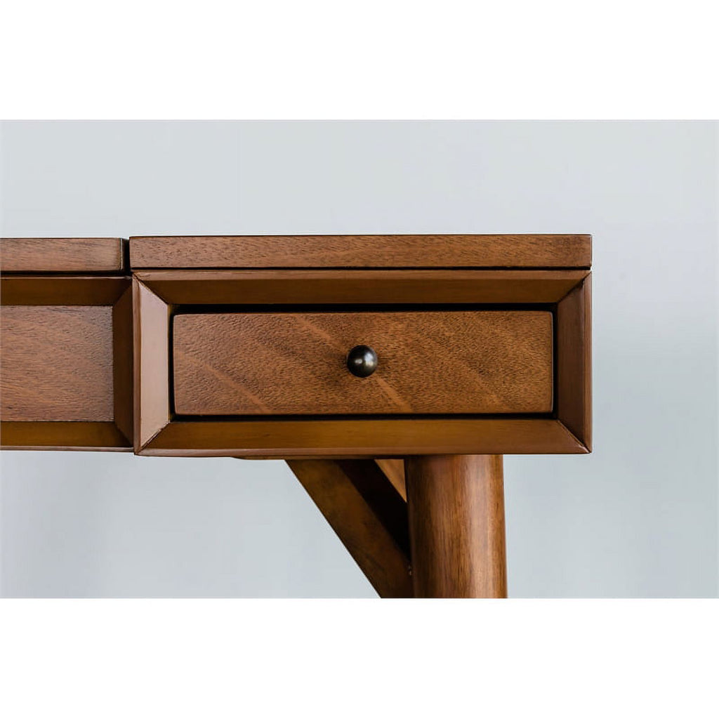 Wood Bedroom Vanity in Acorn (Brown) C56927