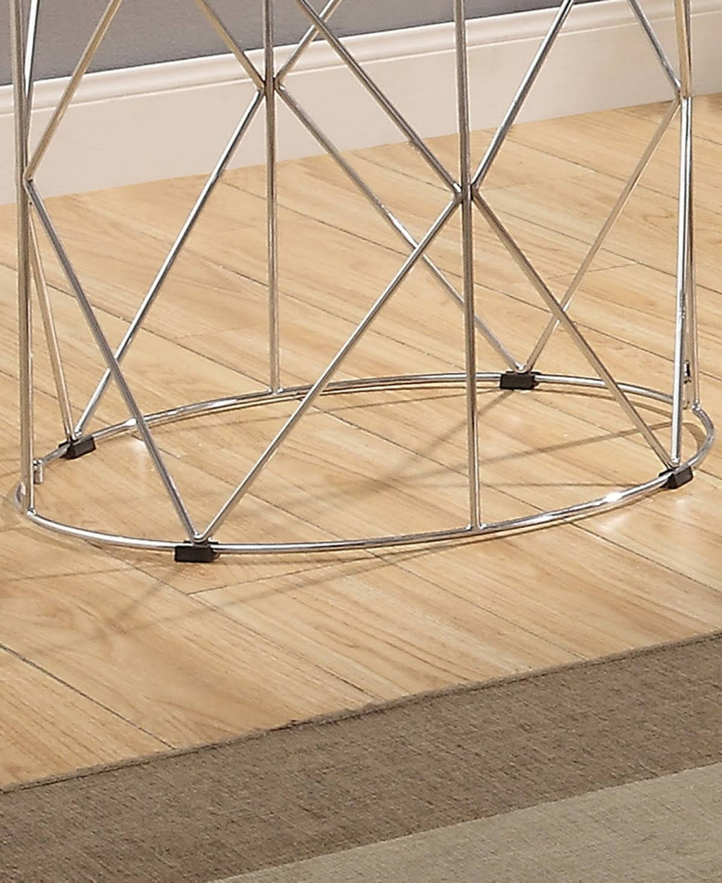 Round Glass Top End Table U264668