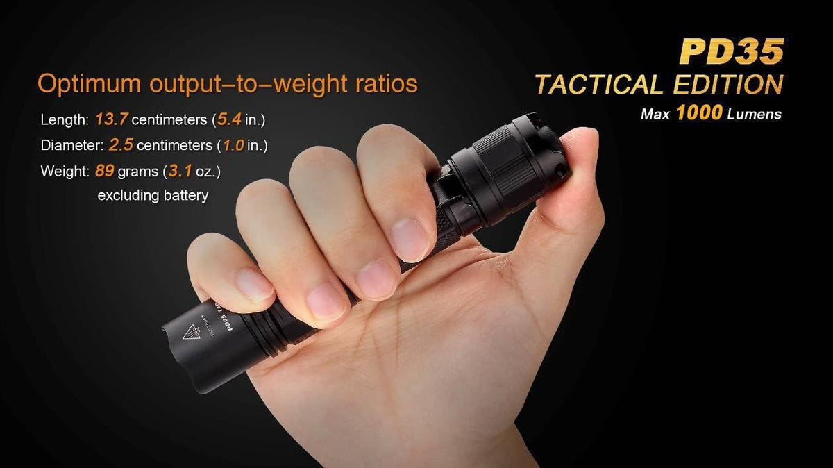 Tactical Flashlight with Two CR123A Lithium Batteries P62897
