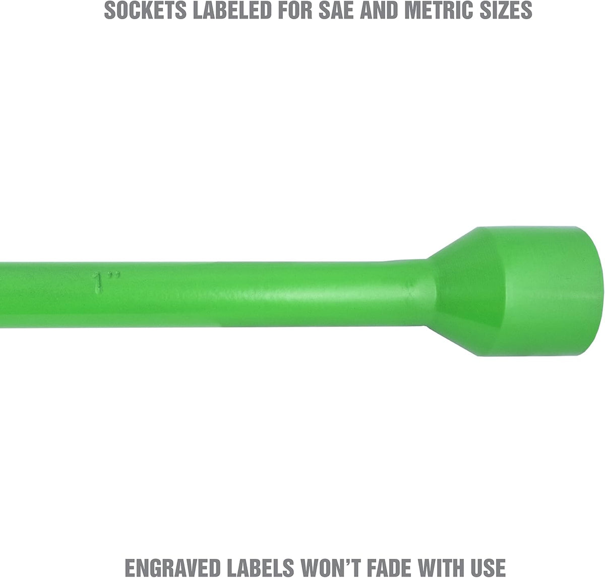 25" 4-Way Lug Nut Wrench, Green, Pack of 2 Z8597