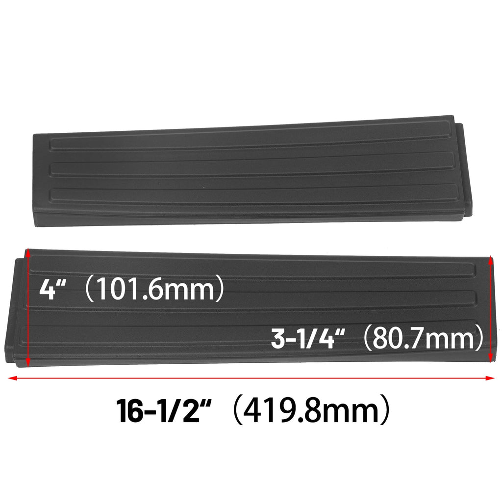 Flex Step Side Tailgate Molding End Cap Covers Right & Left V5165