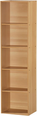 5 Shelve Bookcase Beech E545