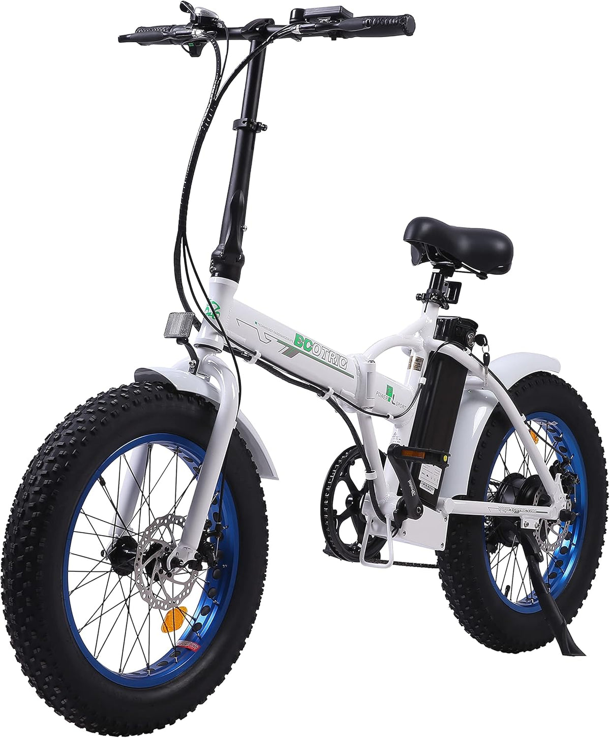 Folding Electric Bike 20" Fat Tire 500W 36V 12.5AH Lithium Battery X385832
