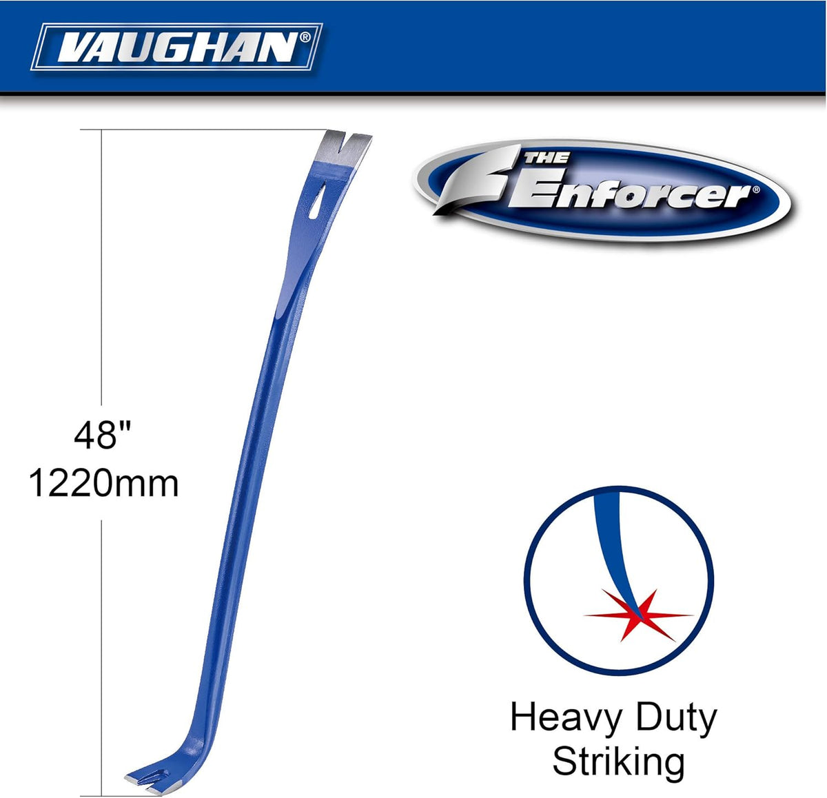 Blue Pack of 2 Pry Bar Hand Tools P28331