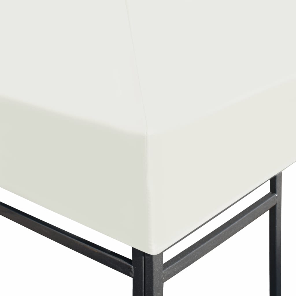 Cream White Gazebo Cover 118.1"x118.1" B112176