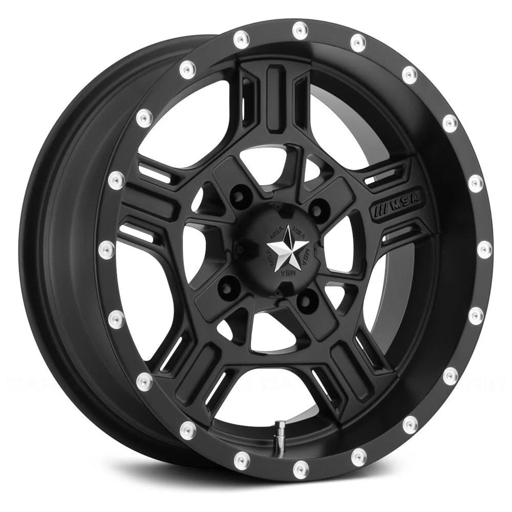 Satin Black 15x7 ATV Wheel W382407