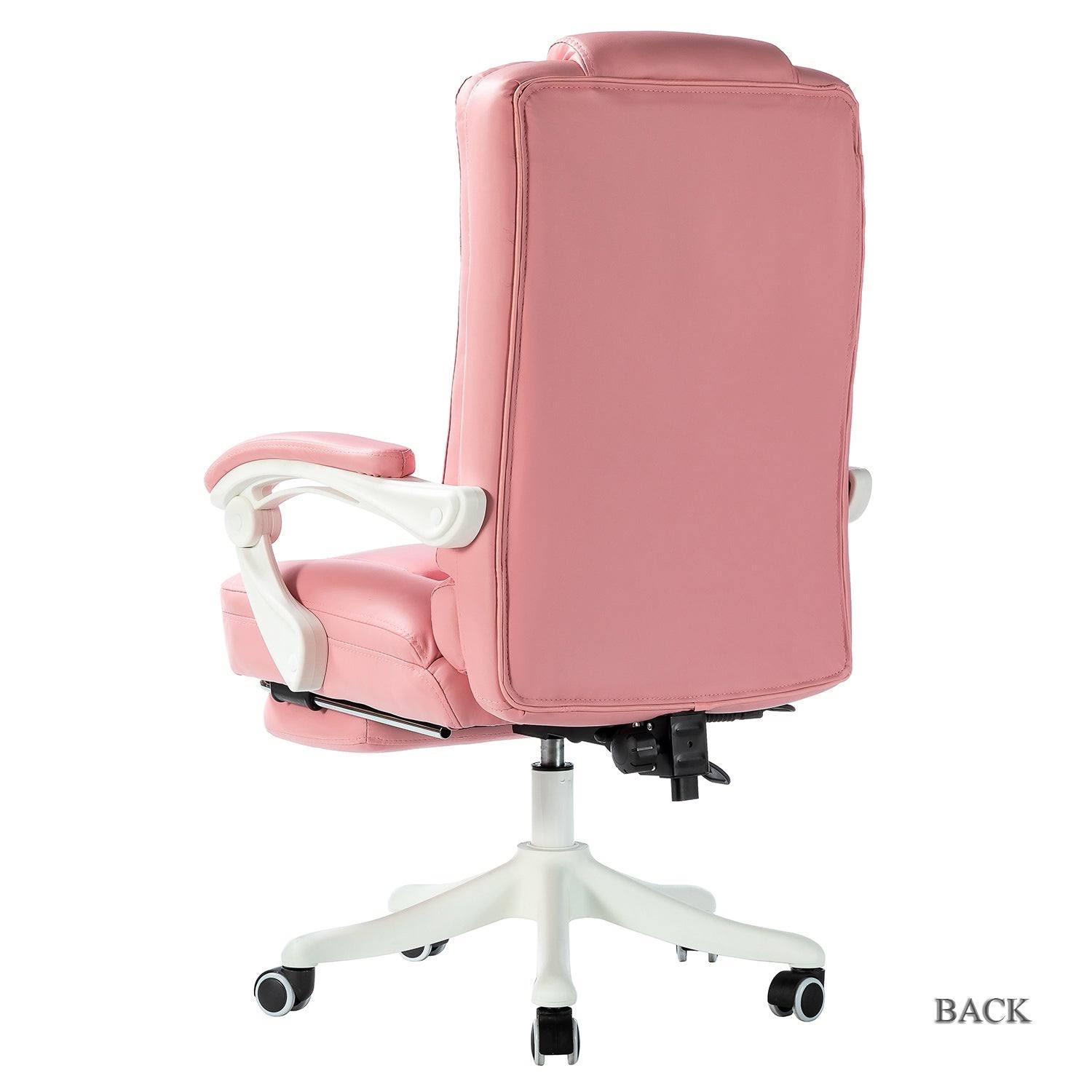 Navy Swivel Gaming Chair with White Base L5893