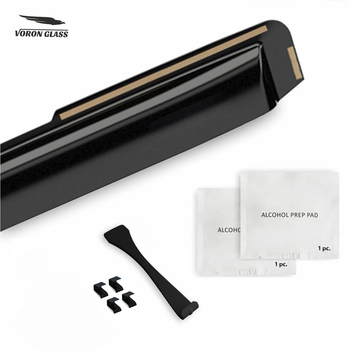 4 Pieces Glass In-Channel Rain Guards for Subaru Forester H492992