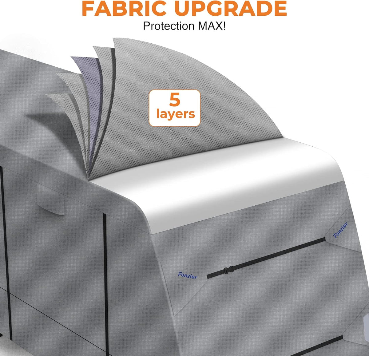 5 Layers RV Cover for 22'1 - 24' Motorhome J657