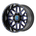 Black/Blue Wheel Rim Z8111